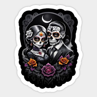 Parejas - Couples- Dia De Los Muertos Sticker